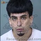 Mugshot of Ronaldo Jeronimo Torres booked in Maricopa County, Arizona on August 12, 2026