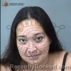 Mugshot of Angelica Dionna Johnson booked in Maricopa County, Arizona on August 12, 2026