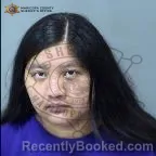 Mugshot of Esashia Johnson booked in Maricopa County, Arizona on August 12, 2026