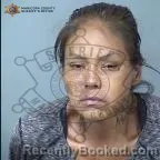 Mugshot of Talia Rhoda Baca booked in Maricopa County, Arizona on August 13, 2026