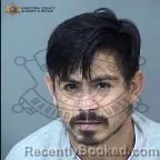 Mugshot of Miguel Antonio Vargas booked in Maricopa County, Arizona on August 13, 2026
