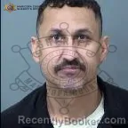 Mugshot of Abraham Emanuel Bernal booked in Maricopa County, Arizona on August 13, 2026