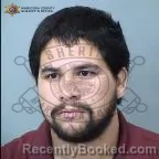 Mugshot of Leonardo Esteban Sanchez Luna booked in Maricopa County, Arizona on August 14, 2026
