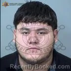 Mugshot of Luis Manuel Alegria-Ballesteros booked in Maricopa County, Arizona on August 14, 2026