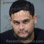 Mugshot of Jesus Heriberto Espinoza booked in Maricopa County, Arizona on August 25, 2026