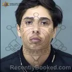 Mugshot of Carlos Zavala Angulo booked in Maricopa County, Arizona on September 12, 2026