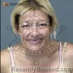 Mugshot of Megan Catherine Ross Huffines booked in Maricopa County, Arizona on September 13, 2026