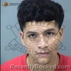 Mugshot of Cesar Javier Campos Santacruz Jr booked in Maricopa County, Arizona on September 13, 2026