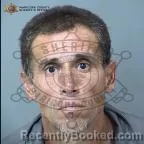 Mugshot of Juan Carlos Alaniz booked in Maricopa County, Arizona on September 13, 2026