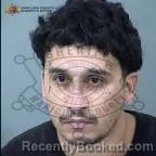 Mugshot of Mario Espinoza booked in Maricopa County, Arizona on September 22, 2026