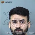 Mugshot of Jesus Iran Cuadras Manzanarez booked in Maricopa County, Arizona on September 23, 2026