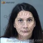 Mugshot of Mercedes Angelica Mudgette booked in Maricopa County, Arizona on September 23, 2026