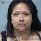 Mugshot of Rochelle Shanee Tena booked in Maricopa County, Arizona on September 24, 2026