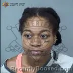 Mugshot of Markeyona Lashay Moore booked in Maricopa County, Arizona on September 25, 2026