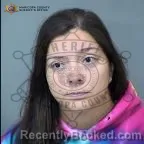 Mugshot of Salina Marie Espericueta booked in Maricopa County, Arizona on September 25, 2026