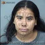 Mugshot of Nevaeh Del Rio booked in Maricopa County, Arizona on September 27, 2026