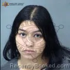 Mugshot of Selenia Grijalva Guzman booked in Maricopa County, Arizona on September 27, 2026