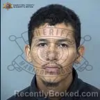 Mugshot of Armando Roberto Garcia booked in Maricopa County, Arizona on September 27, 2026