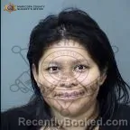 Mugshot of Stacey Denise Flores Evangelista booked in Maricopa County, Arizona on September 27, 2026