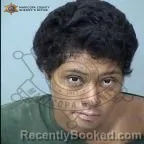 Mugshot of Ariel Monique Robinson booked in Maricopa County, Arizona on October 1, 2026