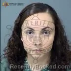 Mugshot of Nancy Guadalupe Esparza booked in Maricopa County, Arizona on October 1, 2026