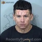 Mugshot of Francisco Flores Ortiz booked in Maricopa County, Arizona on October 1, 2026
