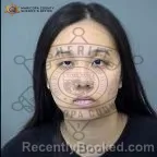Mugshot of Christine Lin booked in Maricopa County, Arizona on October 1, 2026