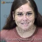 Mugshot of Logan Danielle Miller booked in Maricopa County, Arizona on October 2, 2026