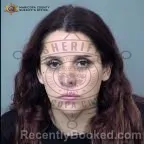 Mugshot of Jessica Marie Bayani booked in Maricopa County, Arizona on October 4, 2026