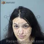 Mugshot of Sophia Destiny Yonko booked in Maricopa County, Arizona on October 7, 2026