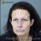 Mugshot of Jessica Marie Chambers booked in Maricopa County, Arizona on October 7, 2026