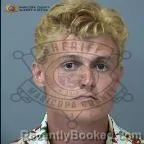 Mugshot of Simon Sean Komperda booked in Maricopa County, Arizona on October 8, 2026