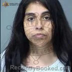 Mugshot of Ashley Juarez booked in Maricopa County, Arizona on October 8, 2026