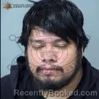 Mugshot of Juan-Carlos Carrera Gutierrez booked in Maricopa County, Arizona on October 8, 2026