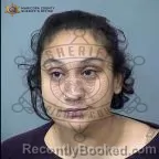 Mugshot of Abigail Pedroza booked in Maricopa County, Arizona on October 8, 2026