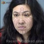 Mugshot of Norma Hilda Arias booked in Maricopa County, Arizona on October 8, 2026
