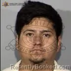 Mugshot of Marcos Castillo booked in Maricopa County, Arizona on October 8, 2026