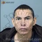 Mugshot of Alex Becenti booked in Maricopa County, Arizona on October 8, 2026