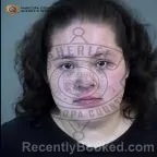 Mugshot of Jazlyn Chavez booked in Maricopa County, Arizona on October 9, 2026