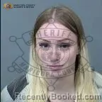 Mugshot of Jayda Vanourny booked in Maricopa County, Arizona on October 9, 2026
