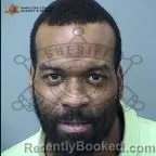 Mugshot of Delorean R Luster Brown booked in Maricopa County, Arizona on October 9, 2026