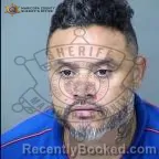 Mugshot of Miguel Ortega booked in Maricopa County, Arizona on October 10, 2026