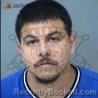Mugshot of Angel Santana Saenz booked in Maricopa County, Arizona on October 10, 2026