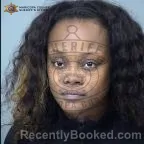 Mugshot of Quinntierra Latrice Gibson booked in Maricopa County, Arizona on October 10, 2026