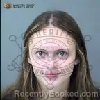 Mugshot of Chloe Anne Cyga booked in Maricopa County, Arizona on October 11, 2026