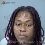 Mugshot of Portyia Louise Limbs booked in Maricopa County, Arizona on October 11, 2026