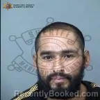 Mugshot of Irving Andrey Meza Barraza booked in Maricopa County, Arizona on October 11, 2026