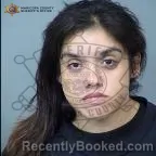 Mugshot of Yesenia Contreras Medina booked in Maricopa County, Arizona on October 11, 2026