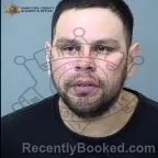 Mugshot of Juan Anthony Rocha booked in Maricopa County, Arizona on October 12, 2026