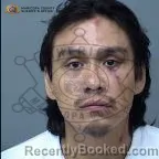 Mugshot of Kalvin Lloyd Atcitty booked in Maricopa County, Arizona on October 12, 2026